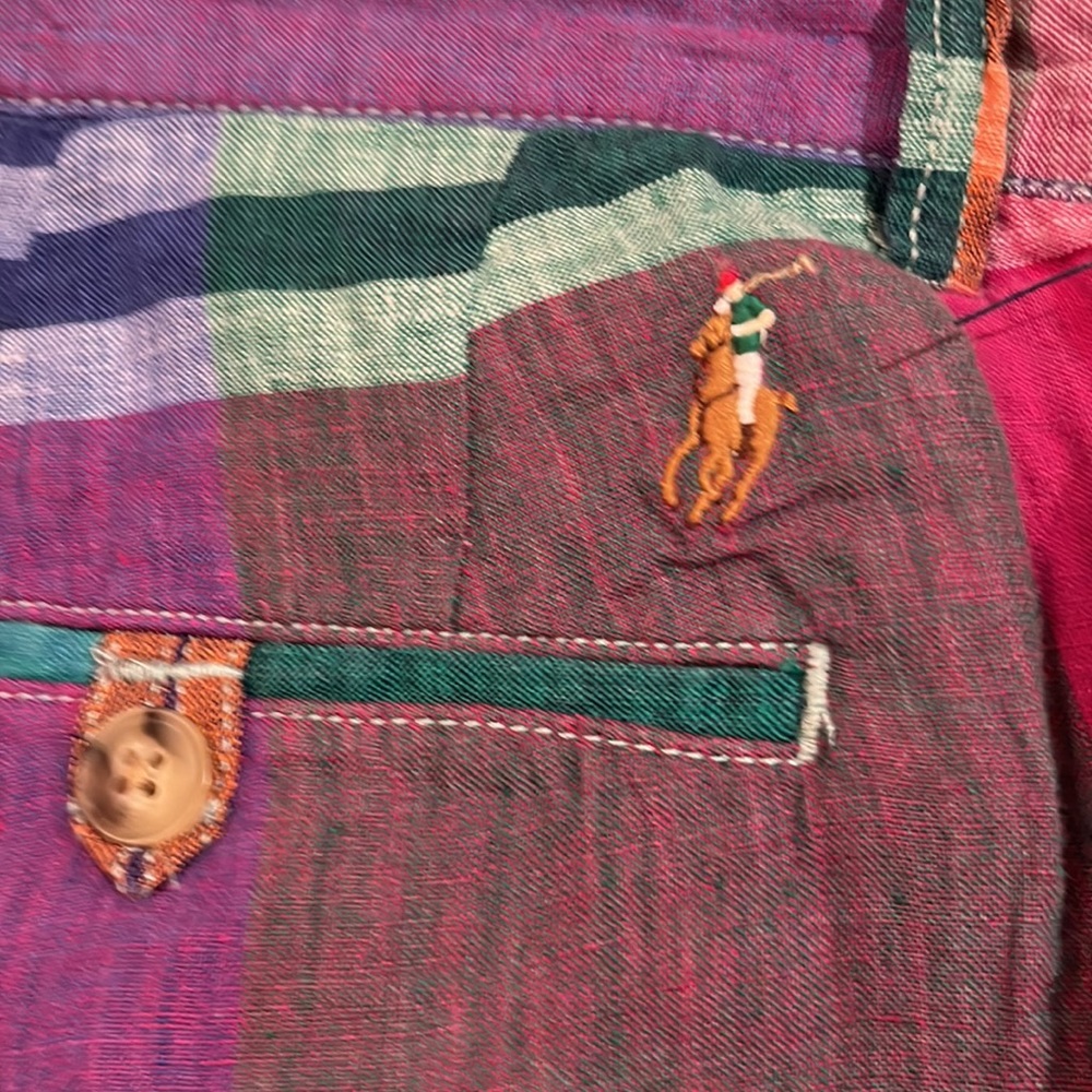 Very different classic plaid ralph Lauren polo short - Picture 6 of 6